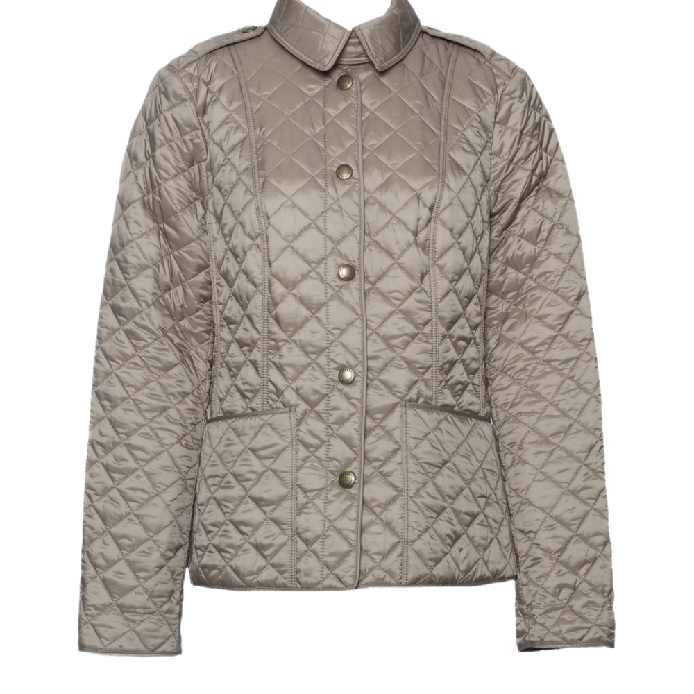 Burberry Brit Quilted Jacket with Classic Check Pattern USL/8